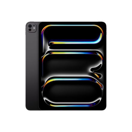 440x440 Apple | iPad Pro | 13 " | Space Black | OLED, Ultra Retina XDR | 2752 x 2064 pixels | Apple M5 | 12 GB | 256 GB | Wi-Fi | Front camera | 12 MP | Rear camera | 12 MP | Bluetooth | 6 | iPadOS | USB-C charging cable