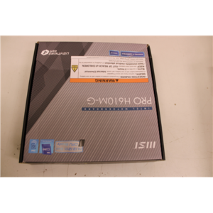 440x440 SALE OUT. MSI PRO H610M-G | Processor family Intel | Processor socket LGA1700 | DDR5 | Supported hard disk drive interfaces SATA, M.2 | Number of SATA connectors 4 | DAMAGED PACKAGING