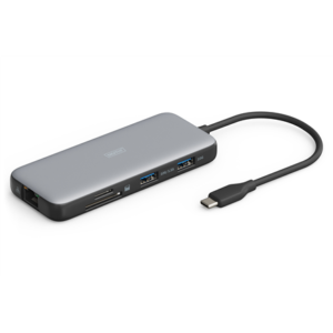 440x440 Digitus USB-C docking station, 8-port | DA-70915 | Ethernet LAN (RJ-45) ports 1 | HDMI ports quantity 2