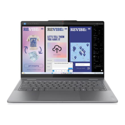 Lenovo | Yoga 7 2-in-1 14ILL10 Intel | Luna Grey | 14 " | OLED | Touchscreen | WUXGA | 1920 x 1200 pixels | Intel Core Ultra 7 | 256V | 16 GB | Soldered LPDDR5X | Solid-state drive capacity 512 GB | Intel Arc Graphics 140V | Windows 11 Home | 802.11be | Bluetooth version 5.4 | Keyboard language English | Keyboard backlit | Warranty 24 month(s) | Battery warranty 12 month(s)