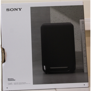 440x440 SALE OUT. Sony SA-SW5 Wireless 300W Subwoofer for HT-A9/A7000 | Sony Speaker | Subwoofer for HT-A9/A7000 | 300 W | 2 Ω | Wireless connection | Portable | Black | DAMAGED PACKAGING