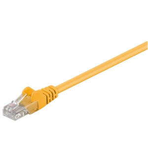 440x440 Goobay | CAT 5e patch cable, U/UTP | 95556 | Yellow RJ45 male (8P8C) | RJ45 male (8P8C)