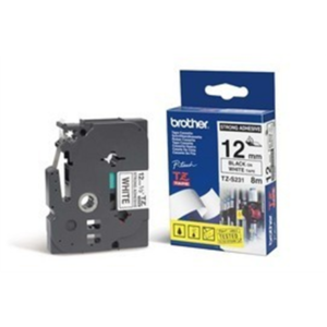 440x440 Brother | TZ-S231 Strong Adhesive Laminated Tape | Black on White | TZe | 8 m | 1.2 cm
