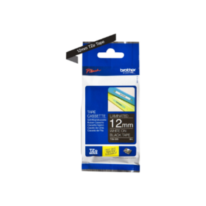 440x440 Brother | TZe-335 Laminated Tape | White on Black | TZe | 8 m | 1.2 cm