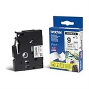 440x440 Brother | TZe-FX221 Flexible ID Laminated Tape | Black on White | TZe | 8 m | 0.9 cm