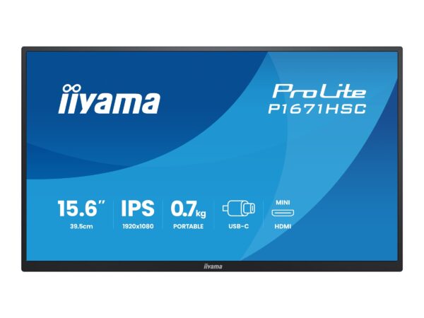 IIYAMA P1671HSC-B1 Portable 15.6inch IPS