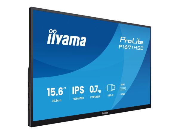 IIYAMA P1671HSC-B1 Portable 15.6inch IPS