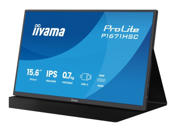 IIYAMA P1671HSC-B1 Portable 15.6inch IPS