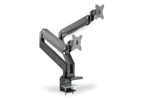 original Digitus Desk Mount | DA-90427 | Adjustable Height, Rotate, Tilt, Swivel | 15-35 ” | Maximum weight (capacity) 2×15 kg | Black
