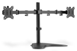 original Digitus Desk Mount | DA-90401 | Adjustable Height, Rotate, Swivel | 15-32 ” | Maximum weight (capacity) 2×8 kg | Black