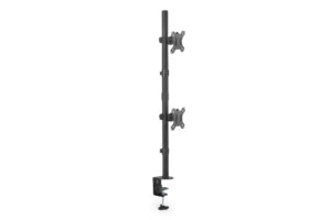 original Digitus Desk Mount | DA-90438 | Adjustable Height, Rotate, Tilt, Swivel | 17-32 ” | Maximum weight (capacity) 2×8 kg | Black