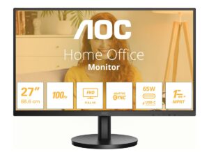 original AOC | 27B3CA2 | 27 ” | IPS | FHD | 16:9 | 100 Hz | 1 ms | 1920 x 1080 pixels | 250 cd/m² | HDMI ports quantity 1 | Black