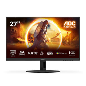 original AOC | Q27G4ZR | 27 ” | Fast IPS | QHD | 16:9 | 240 Hz | 1 ms | 2560 x 1440 pixels | 400 cd/m² | HDMI ports quantity 2 | Black