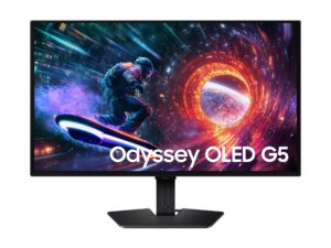 original Samsung | LS27FG500SUXEN | 27 ” | OLED | QHD | 16:9 | 180 Hz | 0.03 ms | 2560 x 1440 pixels | 200 cd/m² | HDMI ports quantity 1 | Black