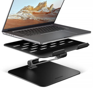 AXAGON STND-LQB stand for notebooks and tablets | Adjustable Height, Angle | 10-17.3 ” | Maximum weight (capacity) 5 kg | Black