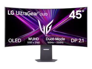 original LG | 45GX950A-B | 45 ” | OLED | 21:9 | 165 Hz | 0.03 ms | 5120 x 2160 pixels | 275 cd/m² | HDMI ports quantity 2 | Black