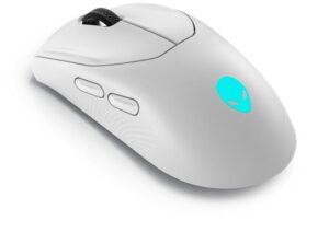 original Dell | Mouse | Alienware Tri-Mode AW720M | Wireless | 2.4GHz Wireless Gaming Mouse | Wireless – 2.4 GHz, Bluetooth 5.1. USB-C | Lunar light