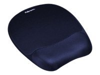 original Fellowes | Foam mouse pad with wrist support | Mouse pad with wrist pillow | 202 x 235 x 25 mm | Sapphire