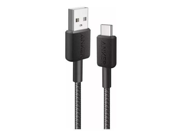 Anker | 322 Nylon Cable, Black | A81H6G11 | USB-A to USB-C