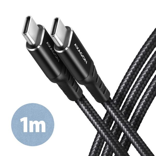 original AXAGON | Data and charging cable, 1m | BUCM-CM10AB | USB Type C to USB Type C