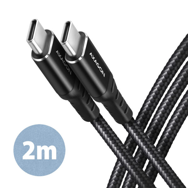 AXAGON | Data and charging cable, 2 m | BUCM-CM20AB | USB Type C to USB Type C