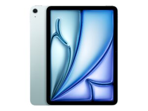 original Apple | iPad Air | 11 ” | Blue | IPS | 2360 x 1640 pixels | Apple M3 | 8 GB | 128 GB | Wi-Fi | Front camera | 12 MP | Rear camera | 12 MP | Bluetooth | 5.3 | iPadOS | USB-C charging cable