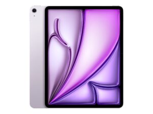 original Apple | iPad Air | Purple | 13 ” | 2732 x 2048 pixels | IPS | Apple | 12 GB | M4 | 128 GB | Wi-Fi | Front camera | 12 MP | Rear camera | 12 MP | Bluetooth | 6.0 | iPadOS | 26