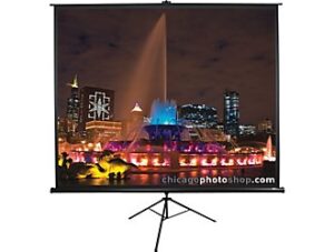 Elite Screens | Tripod Series | T113UWS1 | Diagonal 113 ” | 1:1 | Viewable screen width (W) 203 cm | Black