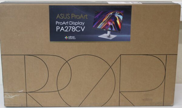 original SALE OUT. Asus | ProArt Display Professional Monitor | PA278CV | 27 " | IPS | WQHD | 16:9 | 75 Hz | 5 ms | 2560x1440 | 350 cd/m² | HDMI ports quantity 2 | Gray | Warranty 24 month(s) | DAMAGED PACKAGING