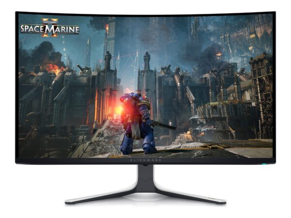 original Dell | Curved Screen Gaming Monitor | AW3225QF | 31.6 " | OLED | 4K UHD | 16:9 | 240 Hz | 0.03 ms | 3840 x 2160 pixels | 1000 cd/m² | Power connector, Security-lock slot, Joystick, USB-A, USB-B, USB-C, HDMI, DispalyPort | HDMI ports quantity 2 | White / Black | Warranty 36 month(s)