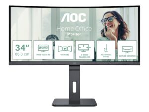 original AOC | CU34P3CV | 34 ” | VA | 21:9 | 100 Hz | 4 ms | 3440 x 1440 pixels | HDMI ports quantity 1