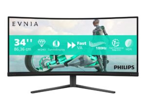 Philips | 34M2C3500L/00 | 34 ” | VA | 21:9 | 180 Hz | 1 ms | 3440 x 1440 pixels | 300 cd/m² | HDMI ports quantity 2 | Warranty 24 month(s)