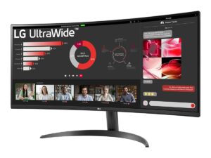 original LG | 34WR50QK-B | 34 ” | VA | QHD | 21:9 | 100 Hz | 5 ms | 3440 x 1440 pixels | 240 cd/m² | HDMI ports quantity 2