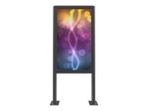 original EDBAK POK91 Stand for 49″ outdoor, Black | EDBAK