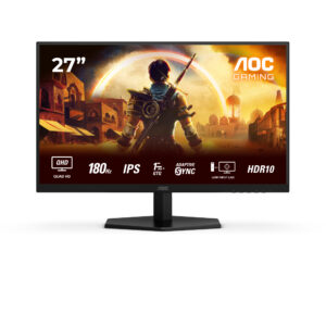 original AOC | Q27G42XE | 27 ” | IPS | QHD | 16:9 | 180 Hz | 1 ms | 2560 x 1440 pixels | 300 cd/m² | HDMI ports quantity 2 | Black