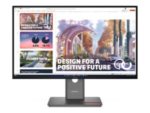 original Lenovo | ThinkVision P27QD-40 | 27 ” | IPS | 16:9 | 120 Hz | 4 ms | 2560 x 1440 pixels | 350 cd/m² | HDMI ports quantity 1 | Raven Black | Warranty 36 month(s)